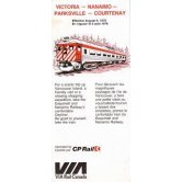 VIA TIMETABLE AUG.6 1978 VICTO