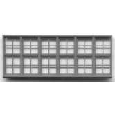 GRA WINDOWS DBL HUNG 186 X 70