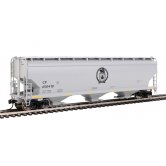 WKW COVERED HOPPER 3 BAY CP BL