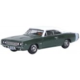 OX DODGE CHARGER 1968 GREEN/WH