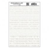 WS Gothic Numbers WHITE