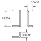 CAL GRAB IRONS DROP STYLE 20pk